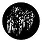 ROSCO:250-77841 -- 77841 Forest Steel Metal Gobo, Size: Specify