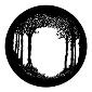 ROSCO:250-77860 -- 77860 Glade Steel Metal Gobo, Size: Specify