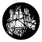 ROSCO:250-77862 -- 77862 Spooky Wood Steel Metal Gobo, Size: Specify