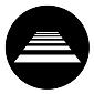 ROSCO:250-78054 -- 78054 Zebra Crossing Steel Metal Gobo, Size: Specify