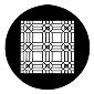 ROSCO:250-78202 -- 78202 Decorative Lattice Steel Metal Gobo, Size: Specify