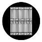 ROSCO:250-78211 -- 78211 Decorative Grill Steel Metal Gobo, Size: Specify