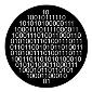 ROSCO:260-81106 -- 81106 Binary Brouha Bw Glass Gobo By Ira Levy, Size: Specify