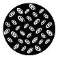 ROSCO:260-81109 -- 81109 Swirl Breakup Bw Glass Gobo By Steve Mahany, Size: Specify