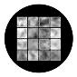 ROSCO:260-81138 -- 81138 Shadow Blocks Bw Glass Gobo, Size: Specify