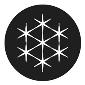 ROSCO:260-81152 -- 81152 Blinders Bw Glass Gobo, Size: Specify