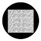 ROSCO:260-81167 -- 81167 Tossed Bw Glass Gobo, Size: Specify