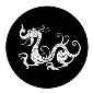 ROSCO:260-81168 -- 81168 Dragonesque Bw Glass Gobo, Size: Specify