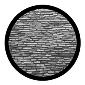 ROSCO:260-81180 -- 81180 Slate Roof Bw Glass Gobo, Size: Specify