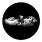 ROSCO:260-81182 -- 81182 Wide Cloud Bw Glass Gobo By Lisa Cuscuna, Size: Specify