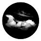 ROSCO:260-81184 -- 81184 Storm Clouds Bw Glass Gobo By Lisa Cuscuna, Size: Specify