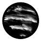 ROSCO:260-82702 -- 82702 Cirrus Clouds Glass Bw Glass Gobo, Size: Specify
