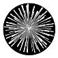 ROSCO:260-82704 -- 82704 Ricochet Bw Glass Gobo, Size: Specify