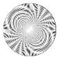 ROSCO:260-82715 -- 82715 Centrifugal Bw Glass Gobo, Size: Specify