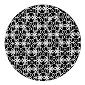 ROSCO:260-82774 -- 82774 Lacy Star Bw Glass Gobo, Size: Specify