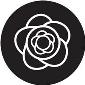 ROSCO:260-82812 -- 82812 Lil Big Flower Crop Circle Bw Glass Gobo, Size: Specify