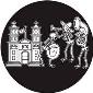 ROSCO:260-82828 -- 82828 Day Of The Dead Band Bw Glass Gobo, Size: Specify