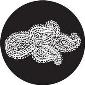 ROSCO:260-82887 -- 82887 Paisley 15 Bw Glass Gobo, Size: Specify