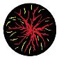 ROSCO:260-84415 -- 84415 Kinetic Burst Multi Color Glass Gobo By Mike Baldassari, Size: Specify