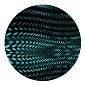 ROSCO:260-84424 -- 84424 Cyan Thread 2 Color  Glass Gobo, Size: Specify