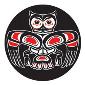 ROSCO:260-84428 -- 84428 Owl Motif 2 Color  Glass Gobo, Size: Specify