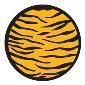 ROSCO:260-84433 -- 84433 Tiger Print Breakup 1 2 Color  Glass Gobo, Size: Specify