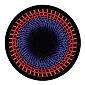 ROSCO:260-86640 -- 86640 Tron Descent Multi Color Glass Gobo By Ken Michaels, Size: Specify