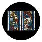 ROSCO:260-86674 -- 86674 Nativity Stained Glass Multi Color Glass Gobo, Size: Specify