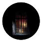 ROSCO:260-86689 -- 86689 Firelight Window Multi Color Glass Gobo By Lisa Cuscuna, Size: Specify