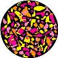 ROSCO:260-86773 -- 86773 Rouge Multi Color Glass Gobo, Size: Specify