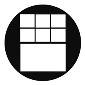 GAM:250-G756 -- G756 Office Window 1 Steel Metal Gobo, Size: Specify