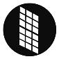 GAM:250-G771 -- G771 Office Window #8 Steel Metal Gobo, Size: Specify